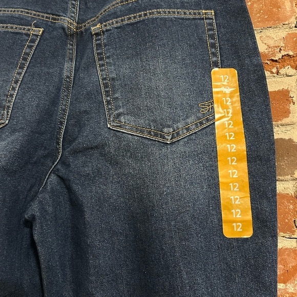 Seven7 Dark Straight Leg Jeand Size 12 - Picture 8 of 11